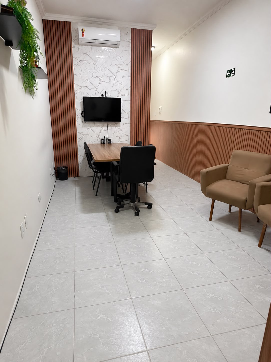 Sala de reunião da RM Soluções Contábeis